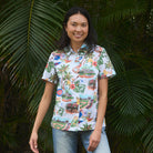 Reyn Spooner WOMEN'S CHICAGO CUBS SCENIC BUTTON FRONT in SCENIC