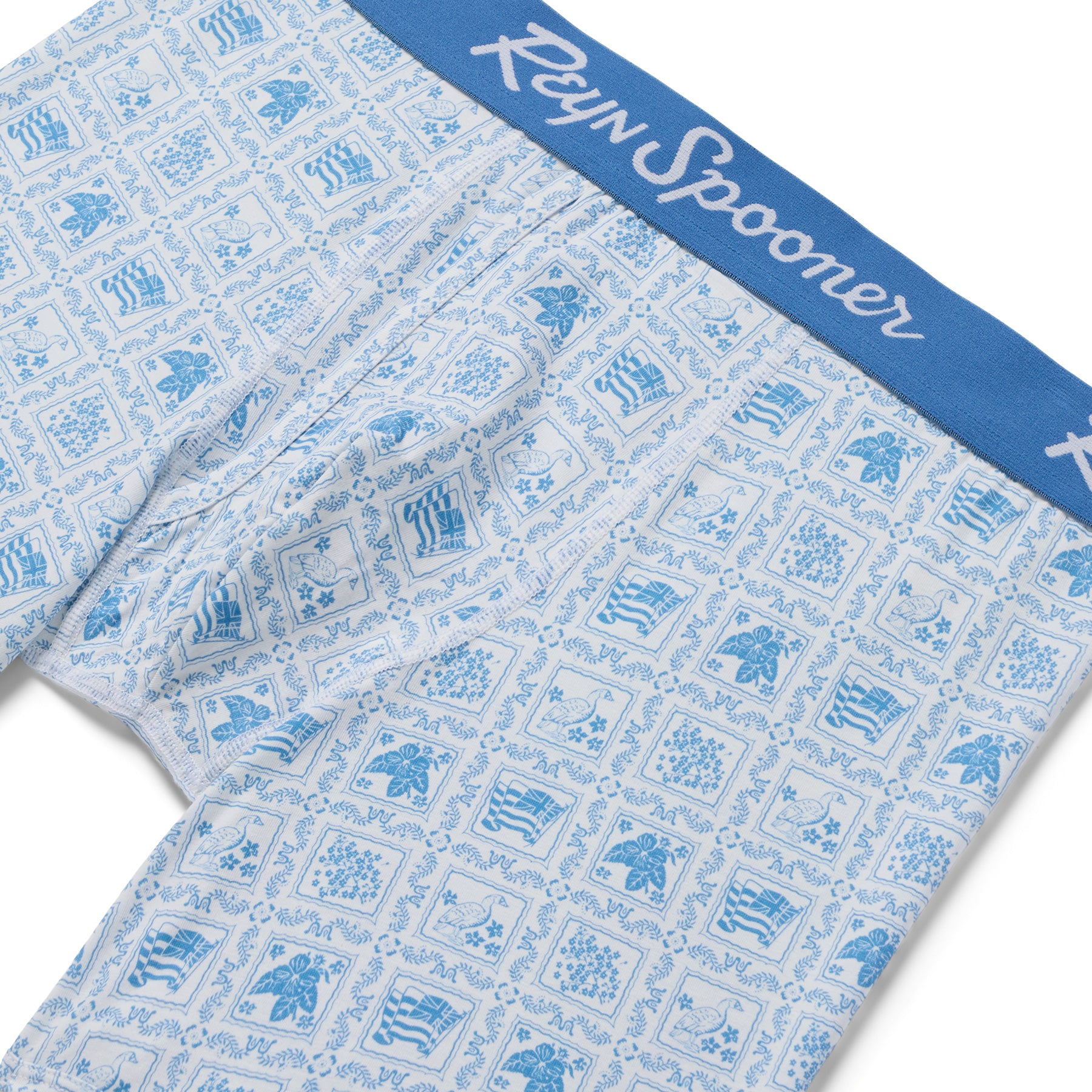 Reyn Spooner LAHAINA SAILOR BOXER BRIEF in WHITE