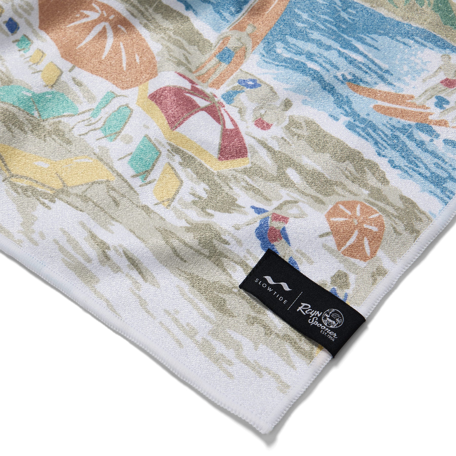Reyn Spooner SLOWTIDE WAIKIKI NOSTALGIA TOWEL in WHITE