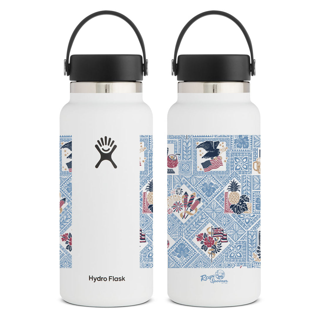 Reyn Spooner SUMMER COMMEMORATIVE 2025 HYDRO FLASK 32 OZ. in WHITE