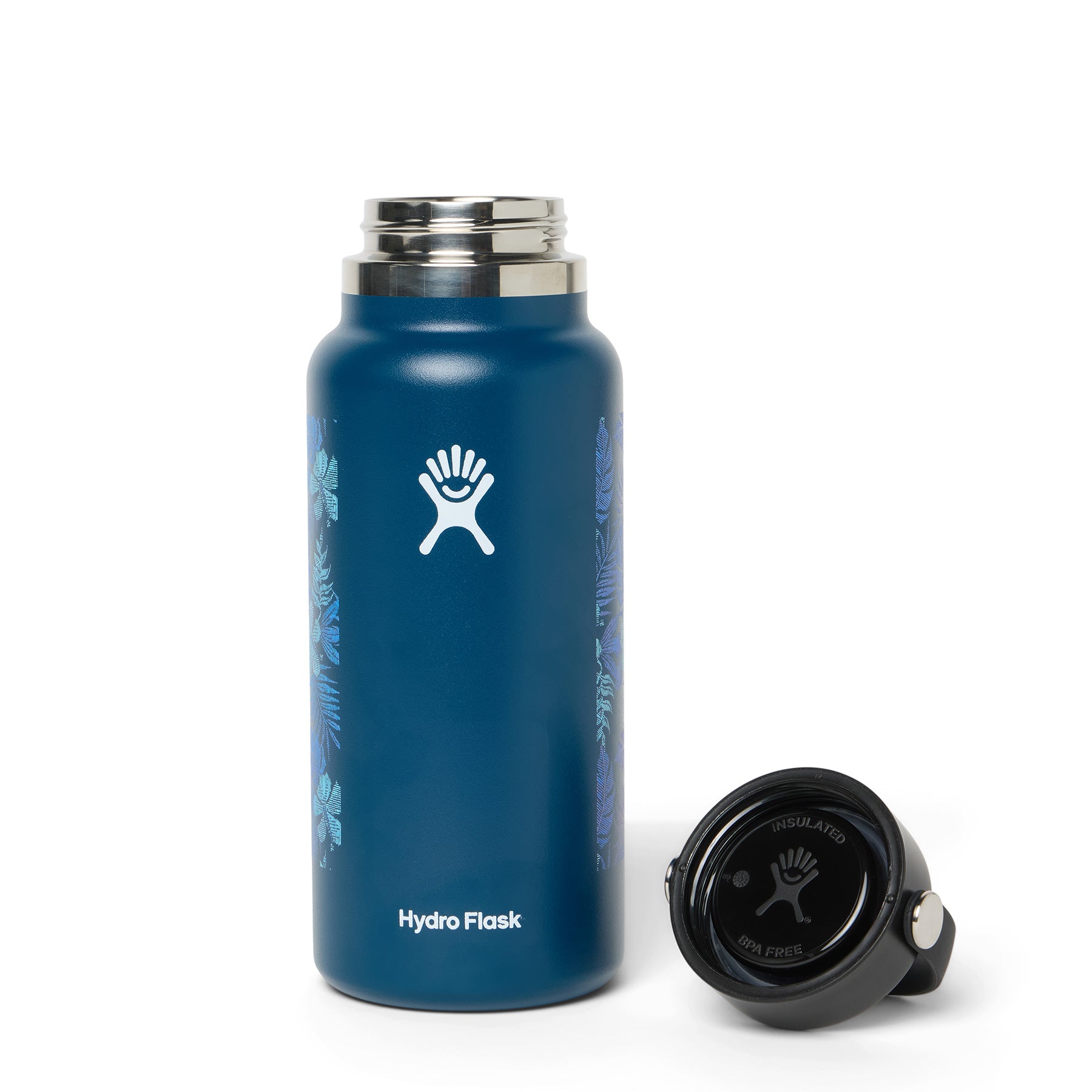 Reyn Spooner GARDEN BLOOMS HYDRO FLASK 32 OZ. in INDIGO