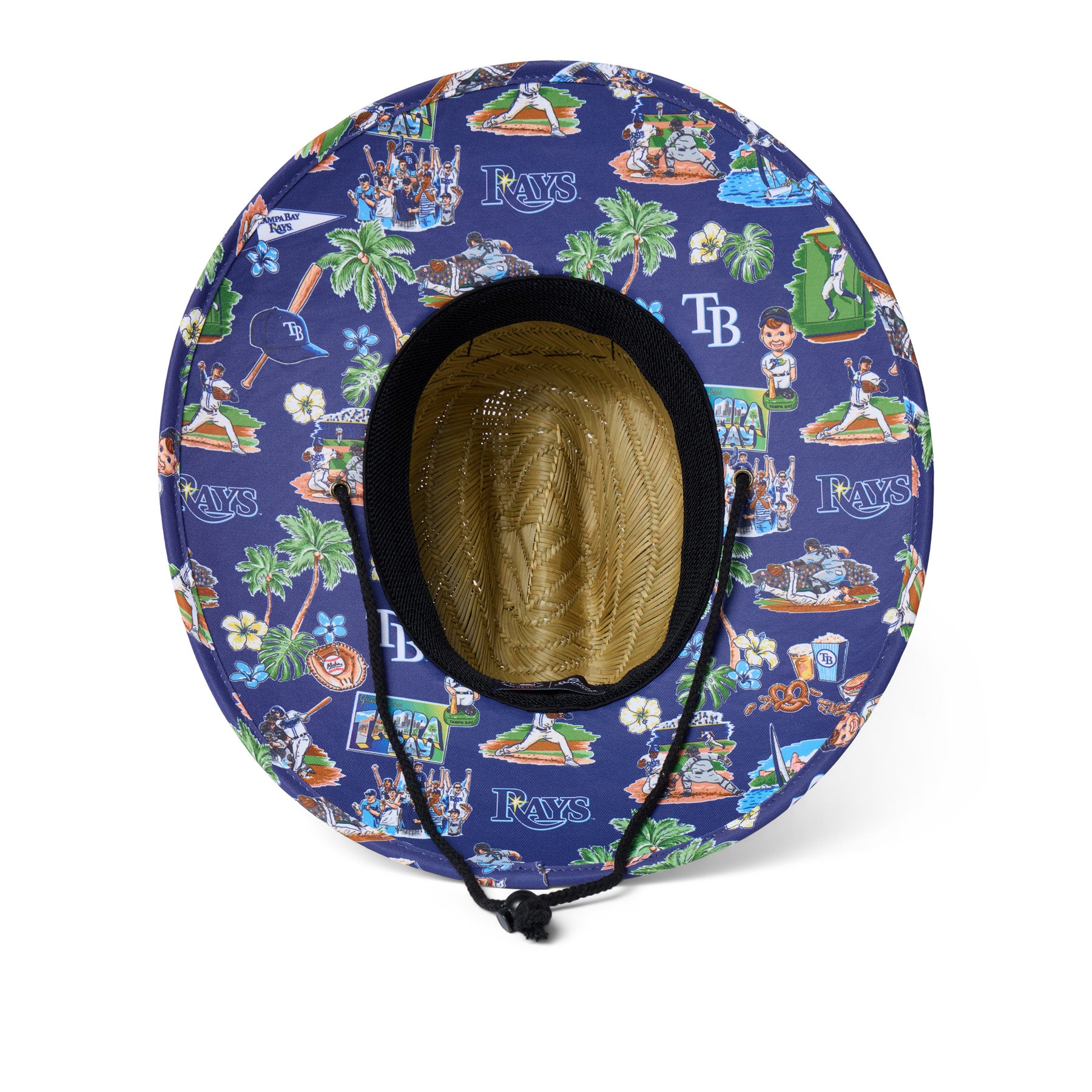Reyn Spooner MLB® TAMPA BAY RAYS SCENIC STRAW HAT in SCENIC