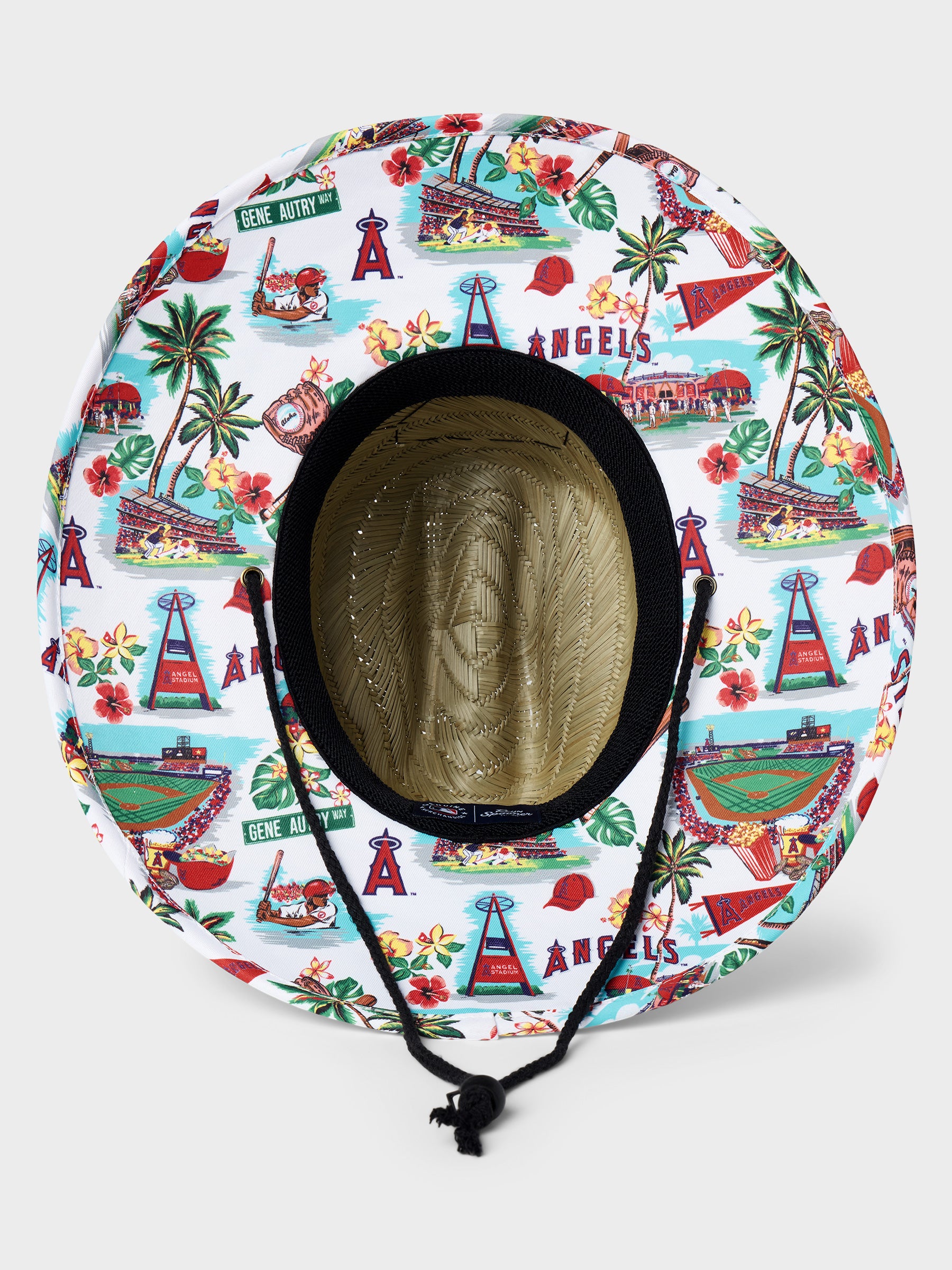 Reyn Spooner MLB® LOS ANGELES ANGELS SCENIC STRAW HAT in SCENIC