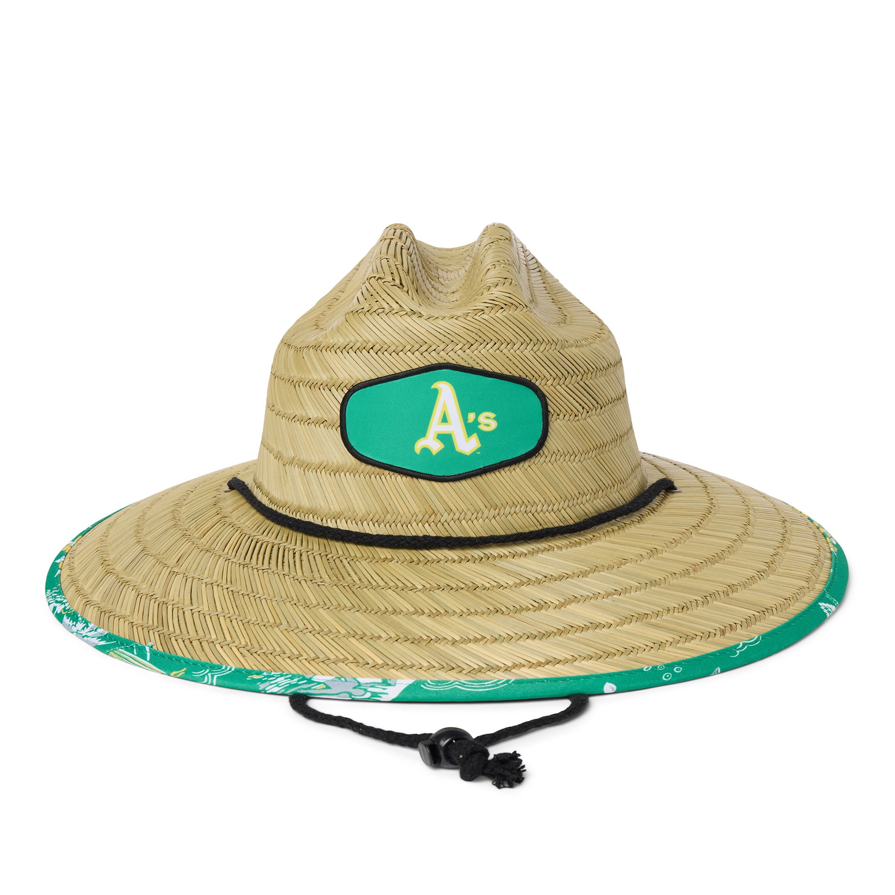 Reyn Spooner THE ATHLETICS COOPERSTOWN STRAW HAT in GREEN