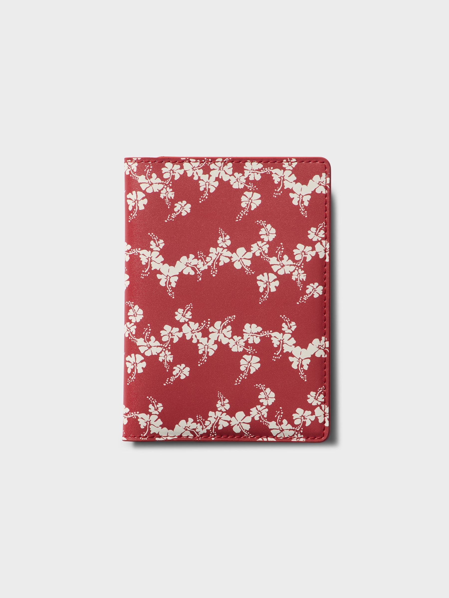 Reyn Spooner 50TH STATE FLOWER PASSPORT HOLDER in RED