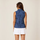 Reyn Spooner FLORAL FRAMES IVY PERFORMANCE TOP in NAVY