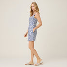 Reyn Spooner ISLAND BISCUS DARLA DRESS in INSIGNIA BLUE
