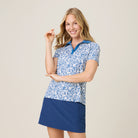 Reyn Spooner ISLAND BISCUS MCKENNA PERFORMANCE TOP in INSIGNIA BLUE