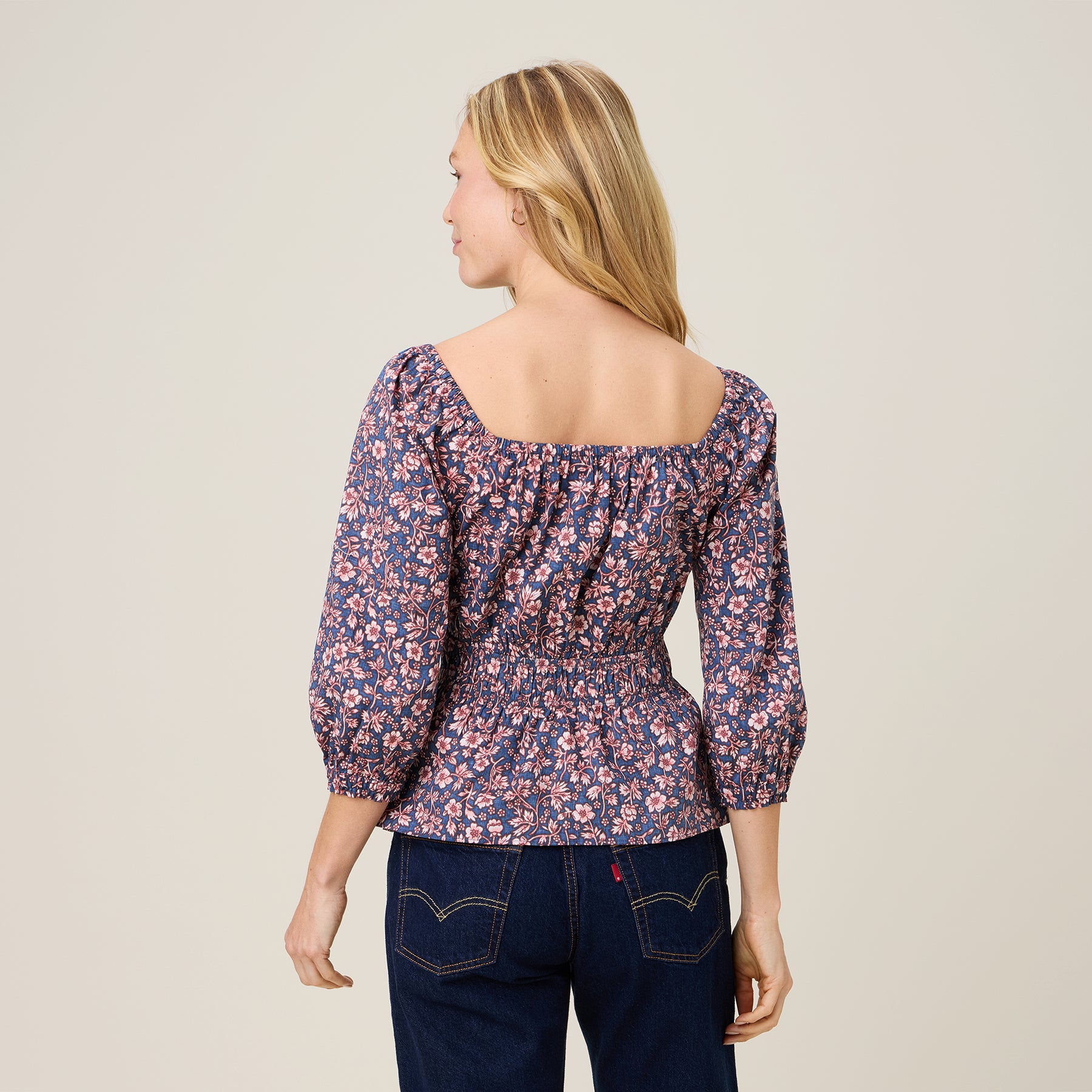 Reyn Spooner ISLAND HEATHER ADDISON TOP in INSIGNIA BLUE
