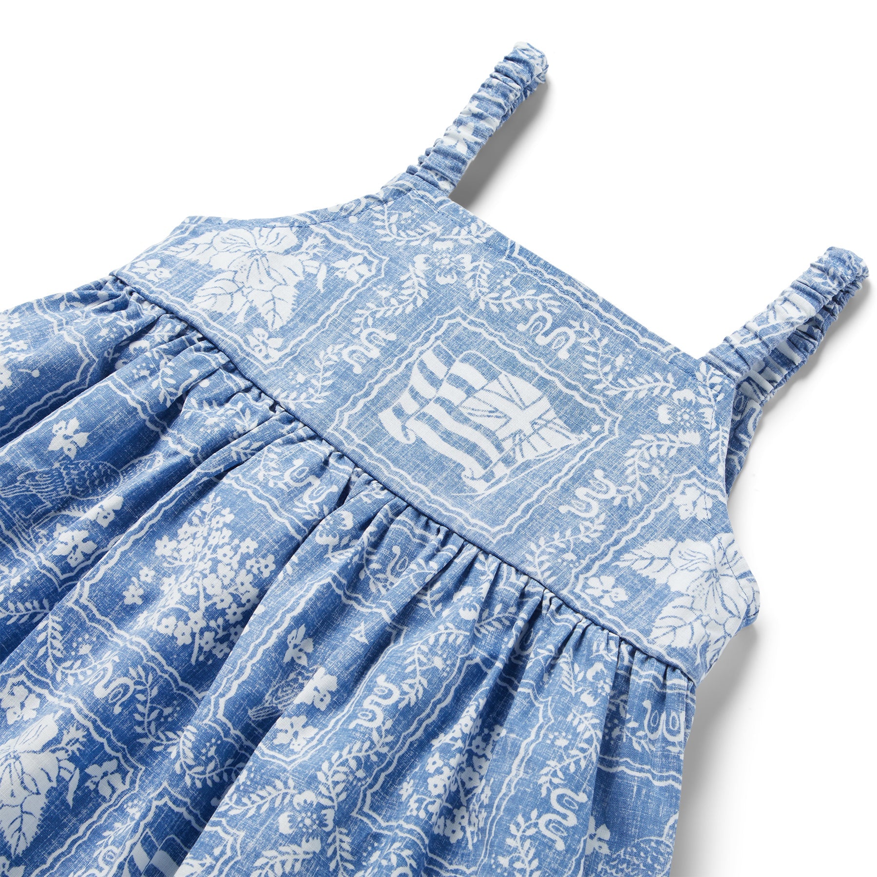 Reyn Spooner LAHAINA SAILOR LILY GIRLS SUNDRESS in DENIM