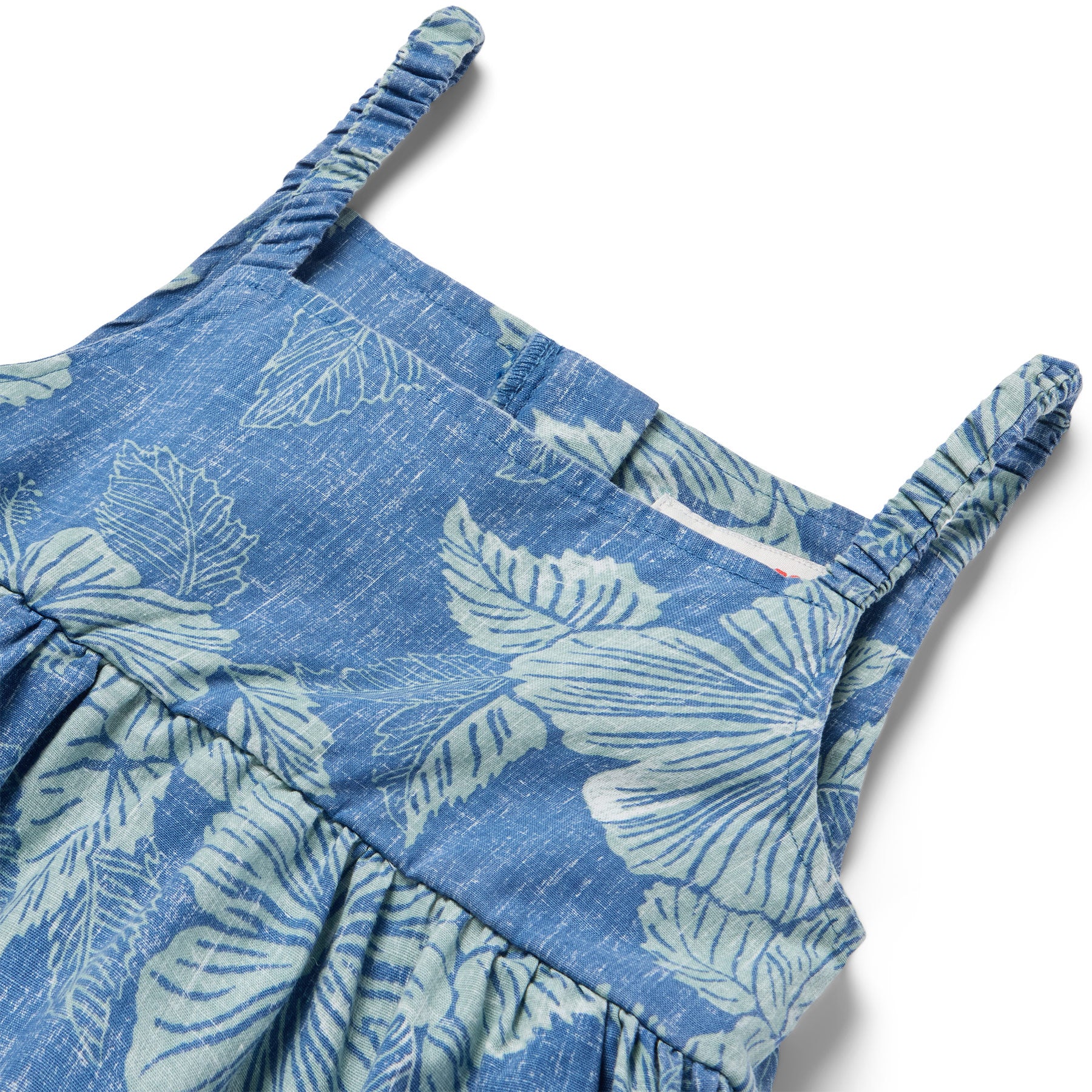 Reyn Spooner ALOHA BISCUS LILY GIRLS SUNDRESS in BLUE HORIZON