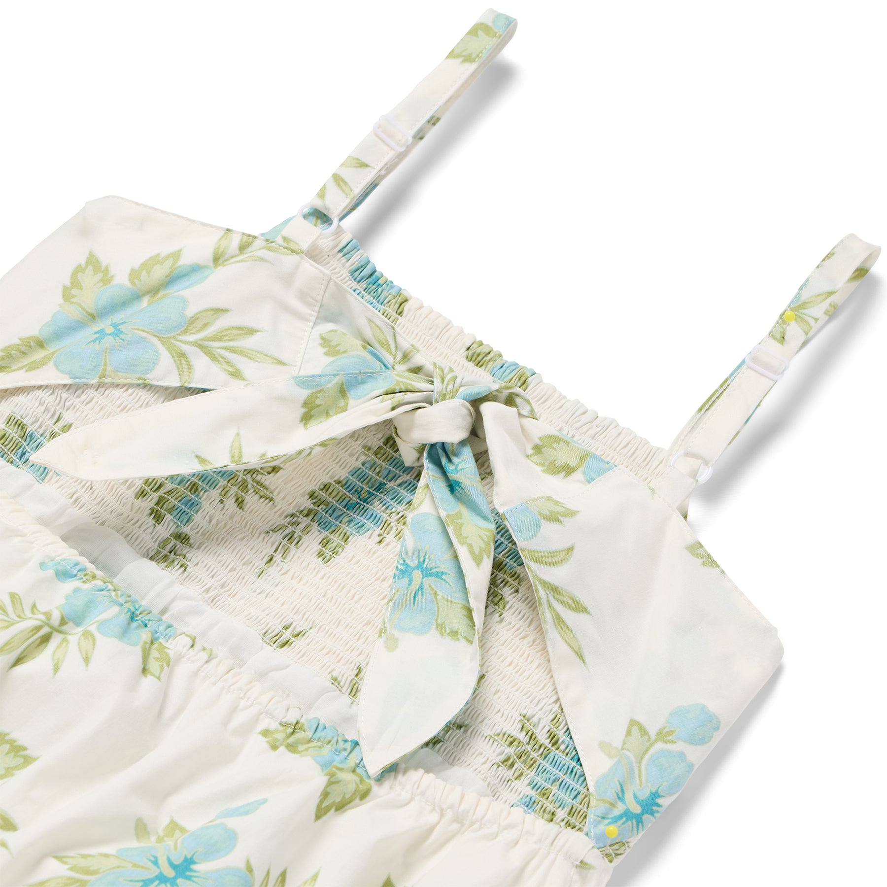 Reyn Spooner SOFT BISCUS HARPER GIRLS SUNDRESS in WHITE