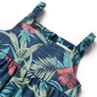 Reyn Spooner PALM FLORAL LILY GIRLS SUNDRESS in NAVY