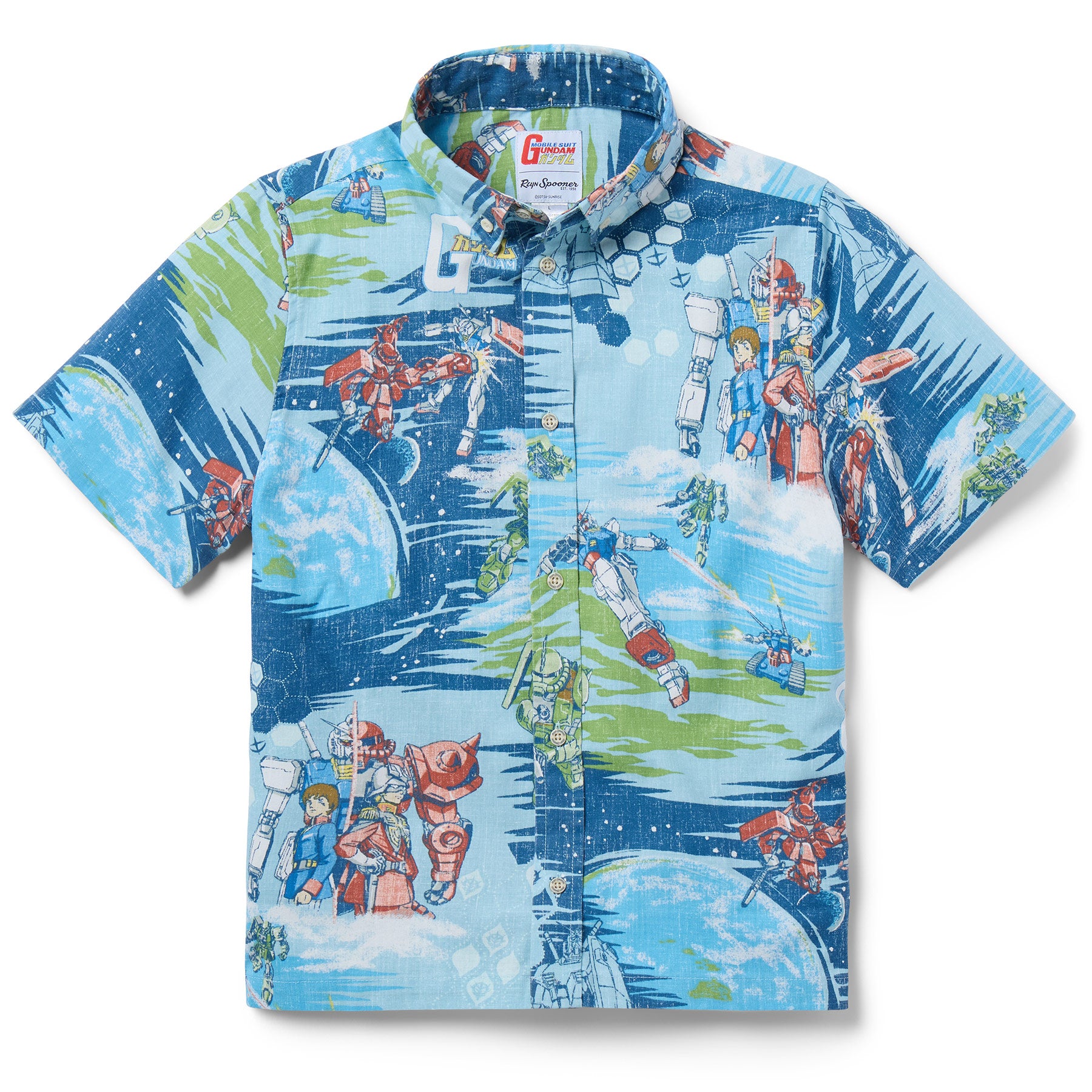 Reyn Spooner GUNDAM YOUTH SHIRT in SKY