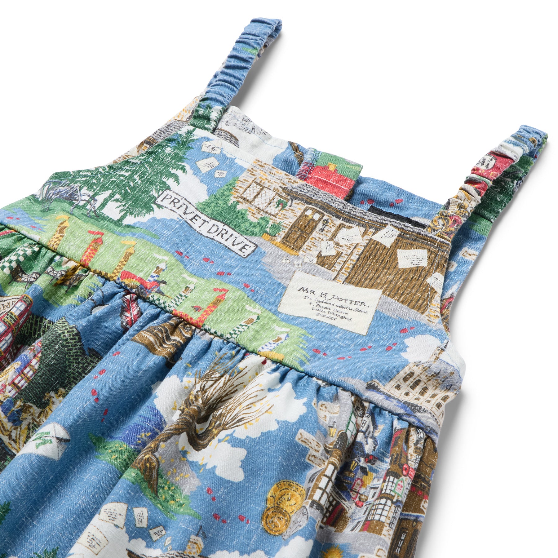 Reyn Spooner HARRY POTTER: HOGWARTS MAGICAL JOURNEY LILY GIRLS SUNDRESS in CAPTAIN'S BLUE
