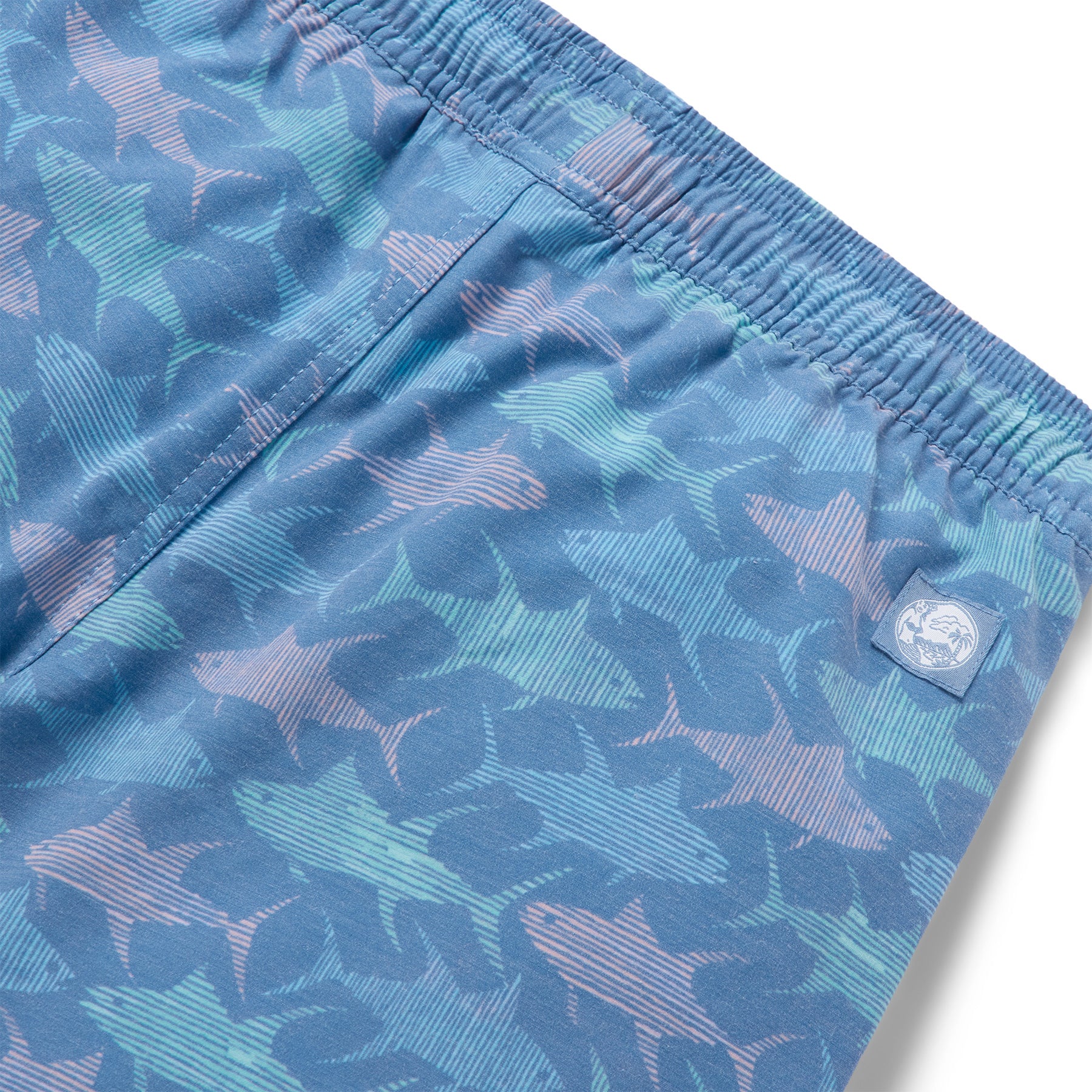 Reyn Spooner AHI KIDS ECO SWIM SHORTS in BLUE