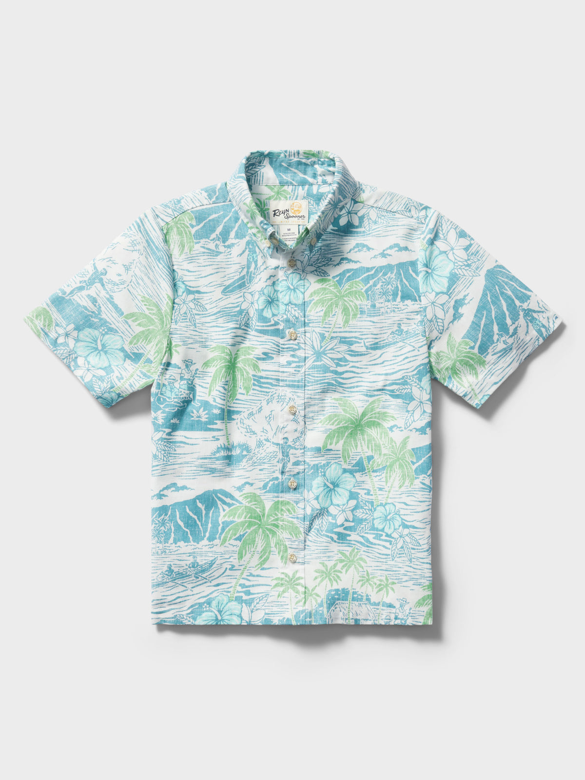 Reyn Spooner PARADISE FOUND YOUTH SHIRT in ADRIATIC BLUE