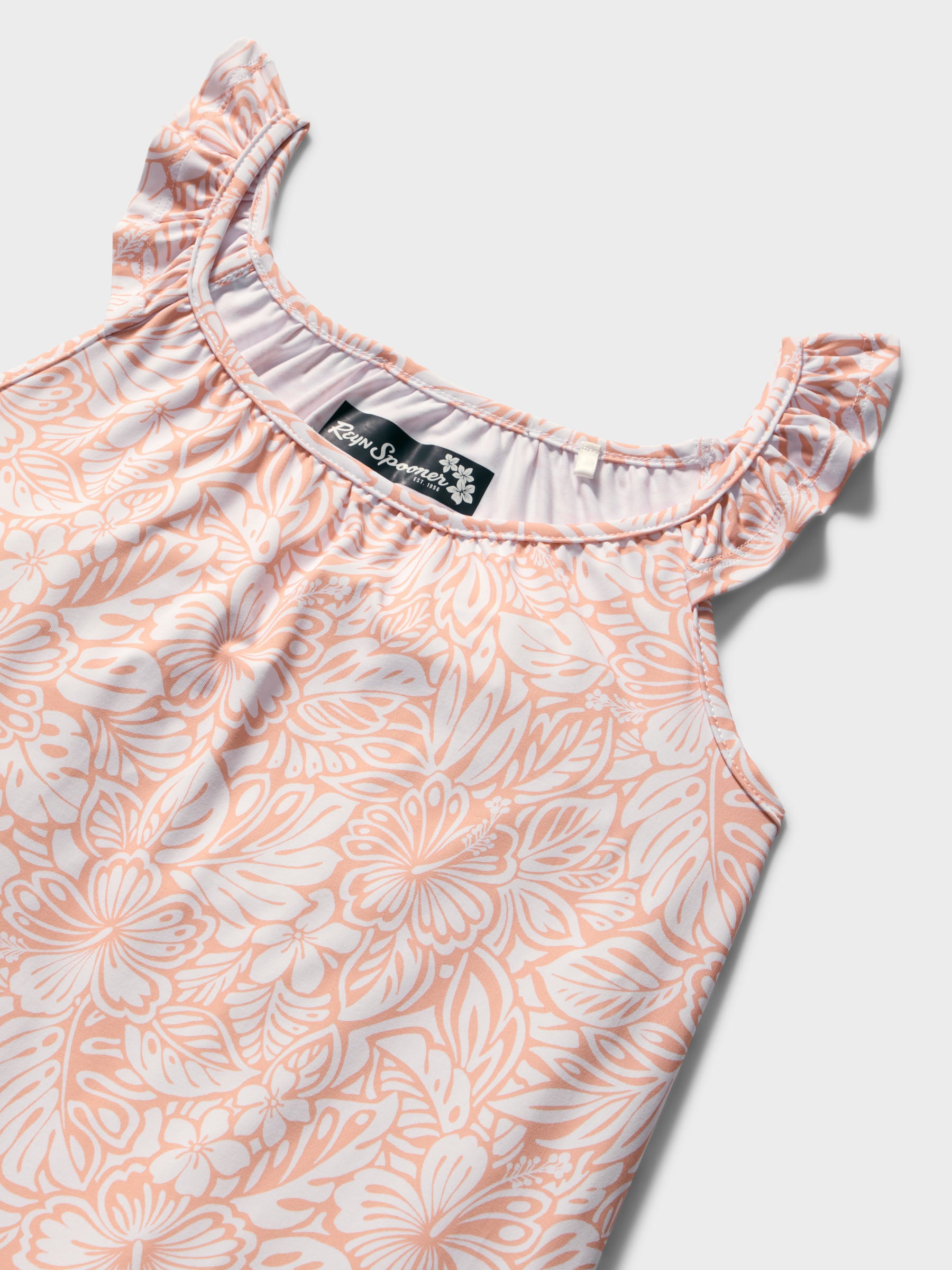 Reyn Spooner NAHELE PUA MILLIE GIRLS PERFORMANCE DRESS in PINK