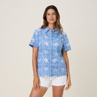 Reyn Spooner LAHAINA SAILOR ABBY TOP in DENIM