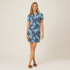 Reyn Spooner LAU APE LIZZY PERFORMANCE DRESS in INSIGNIA BLUE