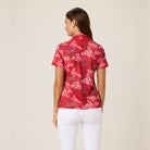 Reyn Spooner WOMEN'S LOS ANGELES ANGELS PUA PERFORMANCE POLO in RED