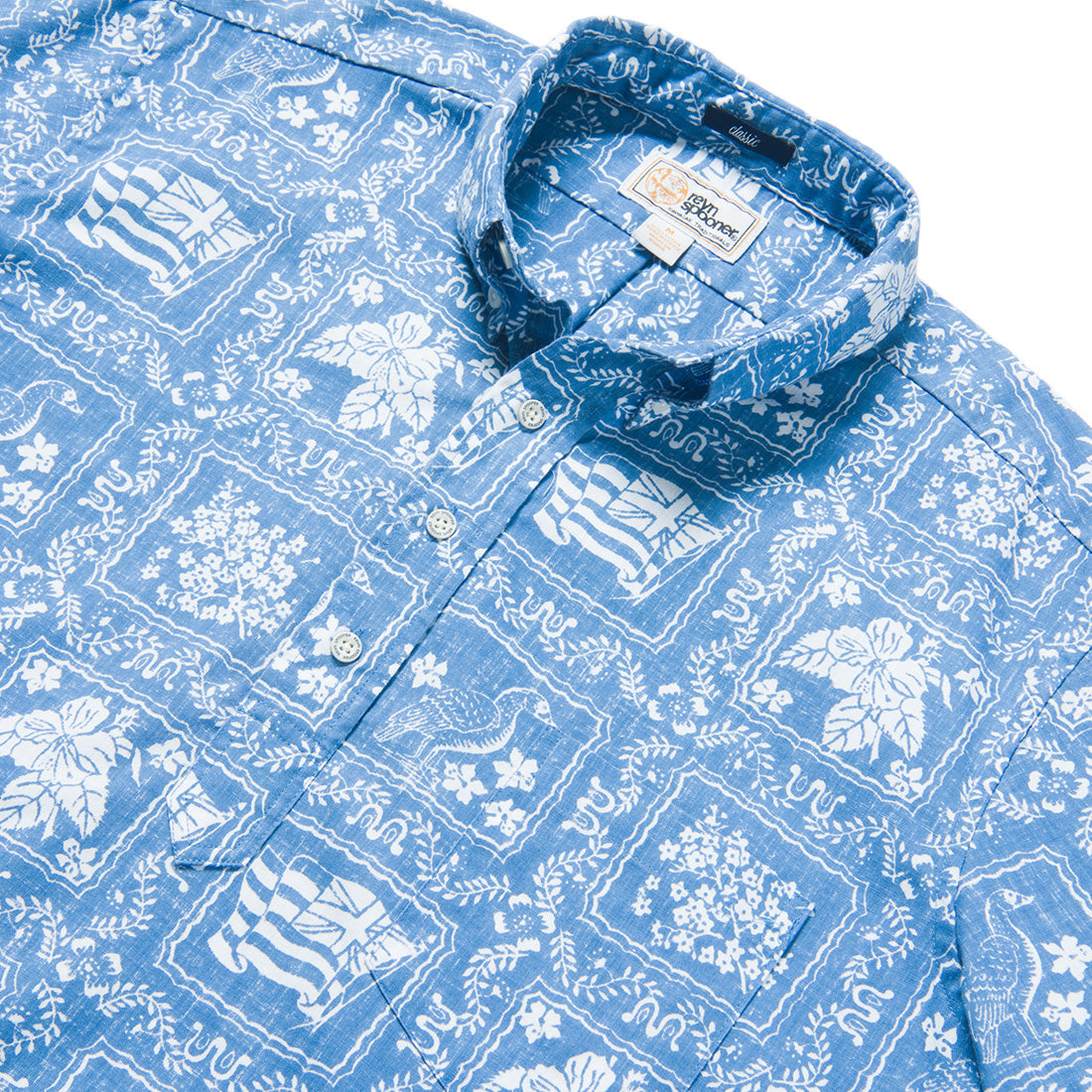 Reyn Spooner LAHAINA SAILOR ARCHIVE CLASSIC PULLOVER in DENIM