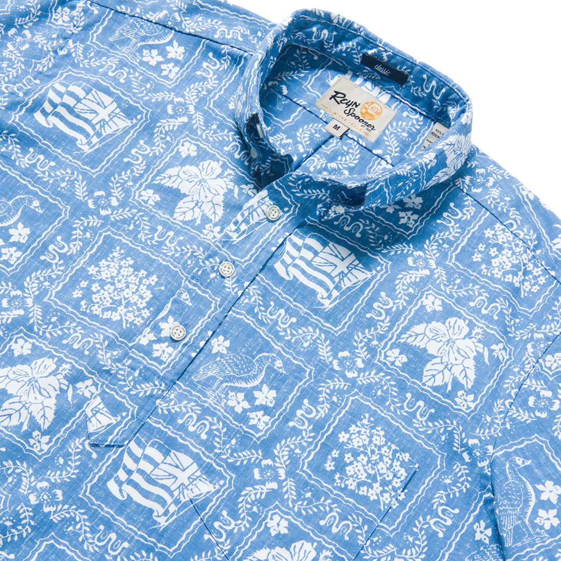 Reyn Spooner MADE IN HAWAI'I LAHAINA SAILOR PULLOVER in DENIM