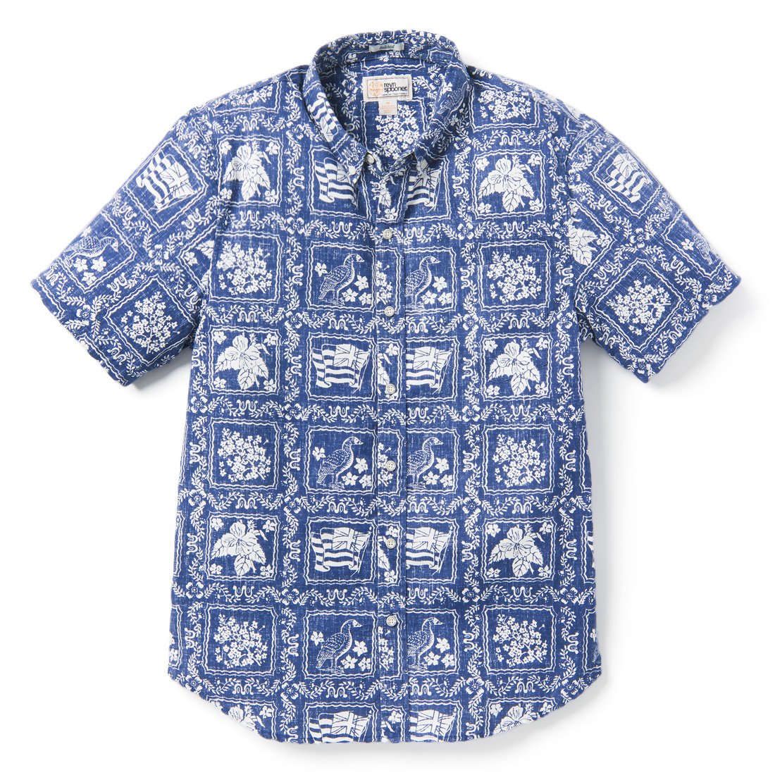 Reyn Spooner LAHAINA SAILOR ARCHIVE CLASSIC TAILORED in NAVY
