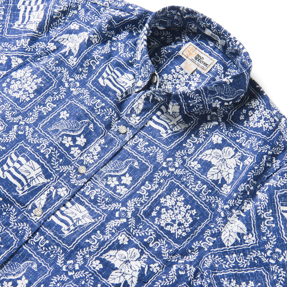 Reyn Spooner LAHAINA SAILOR ARCHIVE CLASSIC TAILORED in NAVY