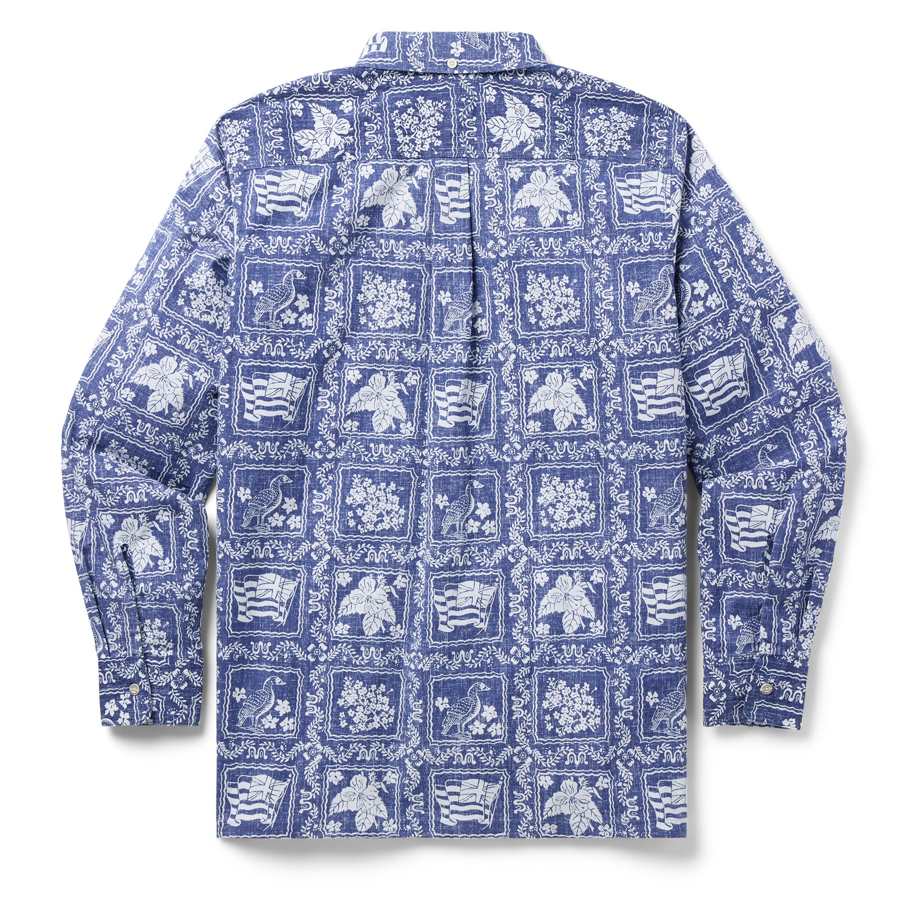 Reyn Spooner LAHAINA SAILOR LONG SLEEVE in NAVY