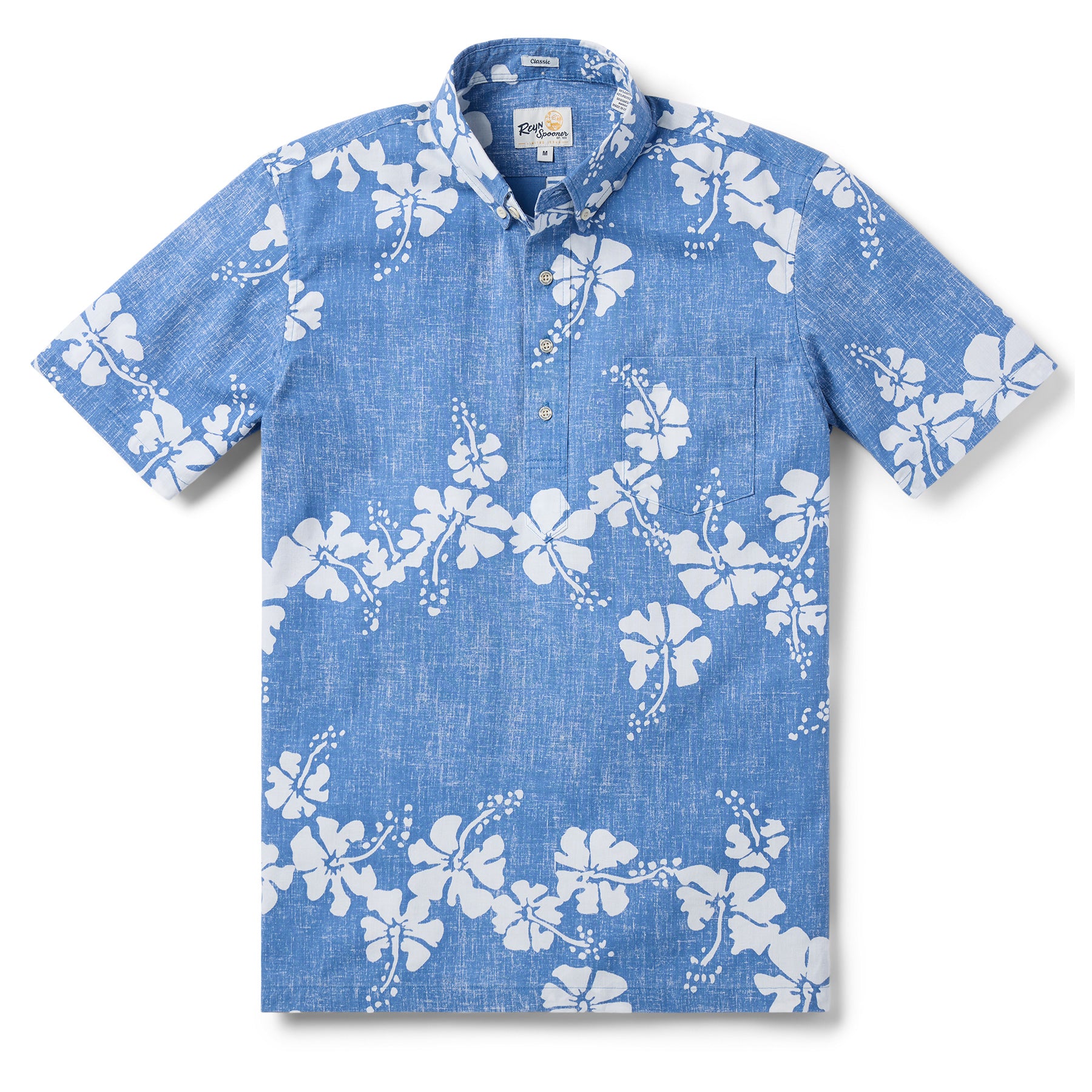 Reyn Spooner 50TH STATE FLOWER PULLOVER in DENIM