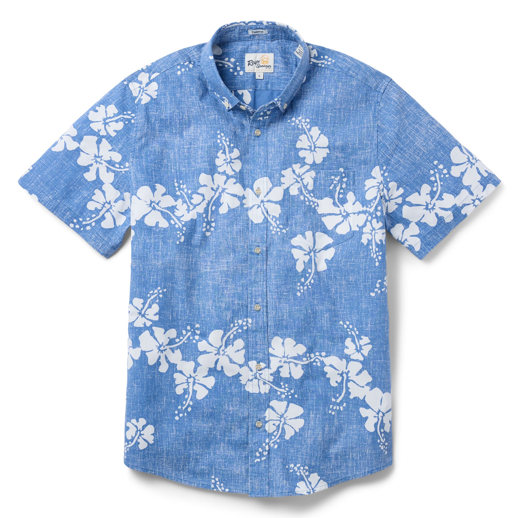 Reyn Spooner 50TH STATE FLOWER TAILORED in DENIM