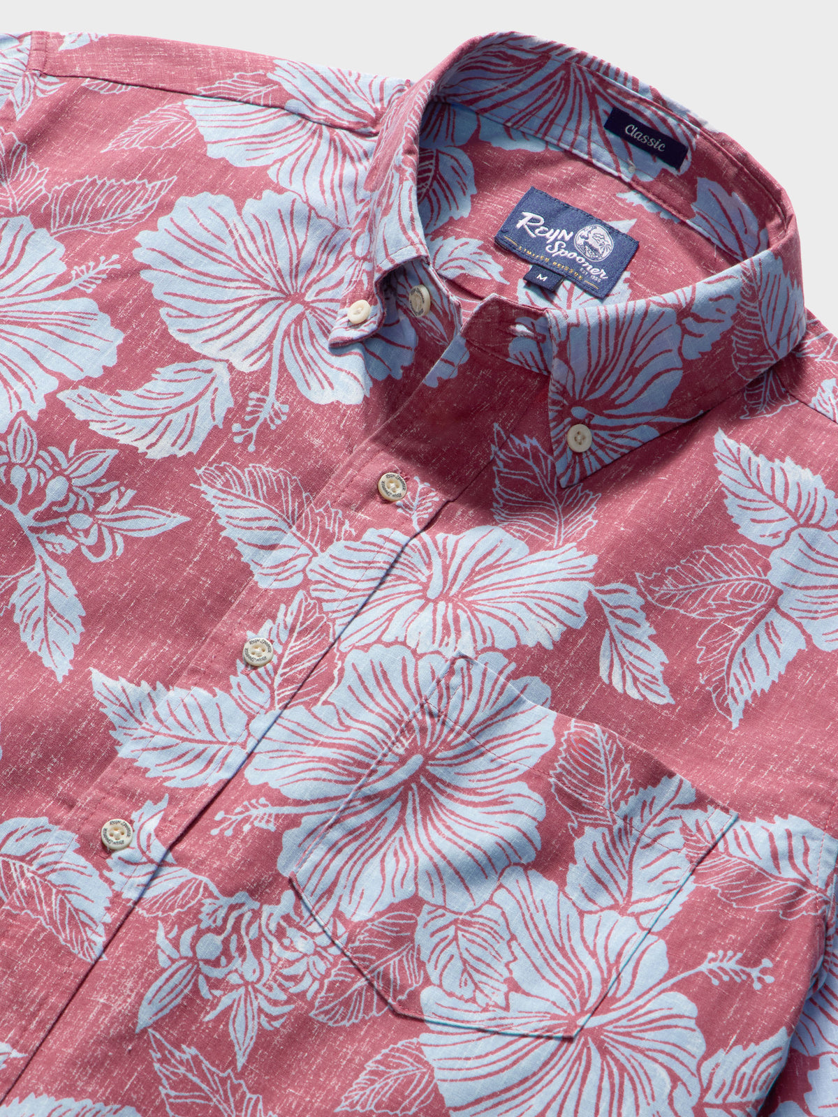 Reyn Spooner ALOHA BISCUS BUTTON FRONT in FADED GINGER