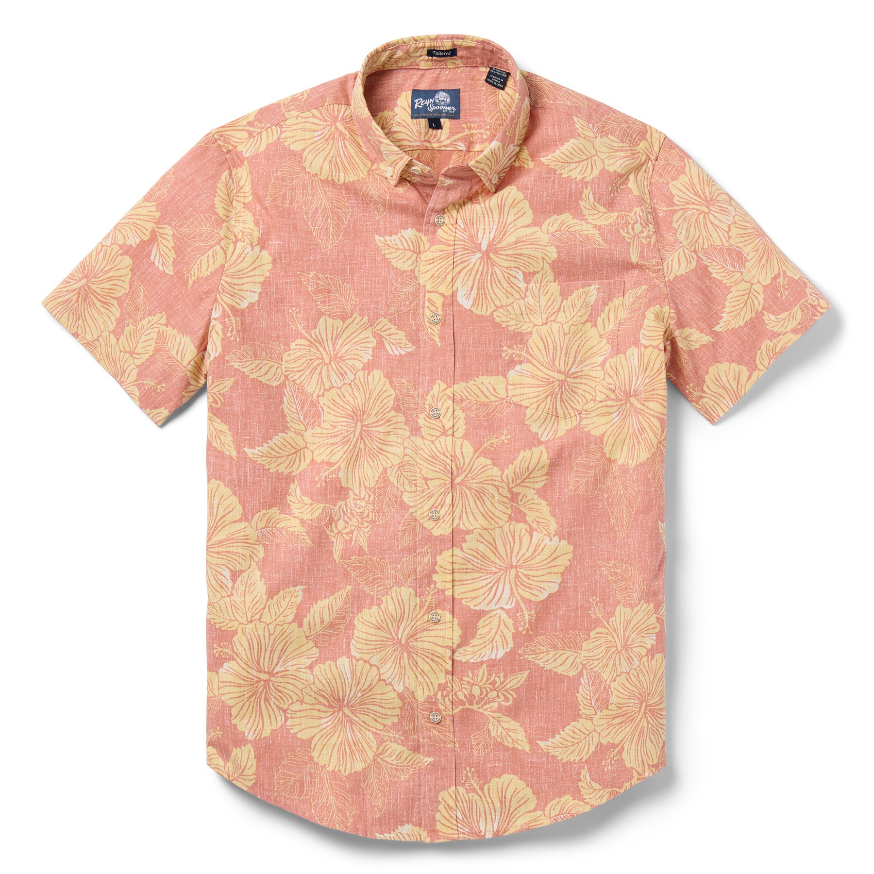 Reyn Spooner ALOHA BISCUS TAILORED in FADED AMBER