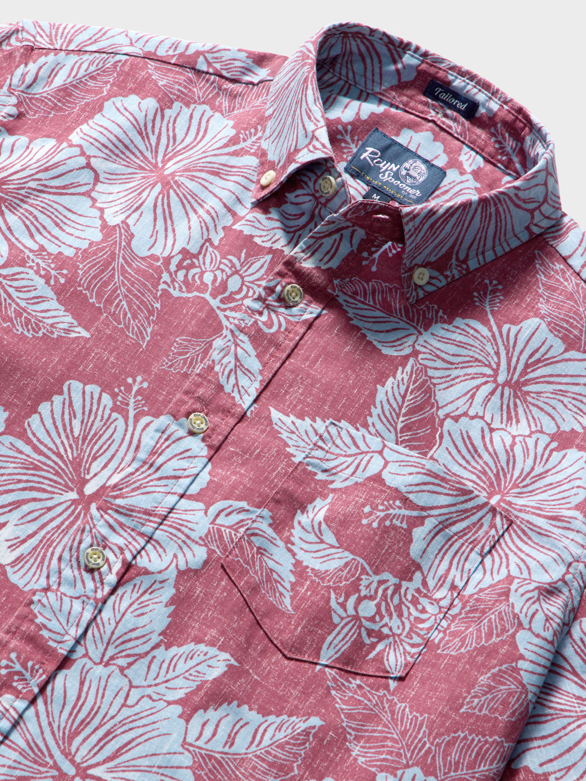Reyn Spooner ALOHA BISCUS TAILORED in FADED GINGER