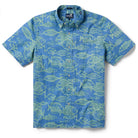 Reyn Spooner KAUHULU BUTTON FRONT in BLUE HORIZON