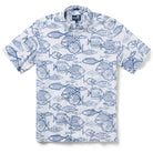 Reyn Spooner KAUHULU BUTTON FRONT in WHITE