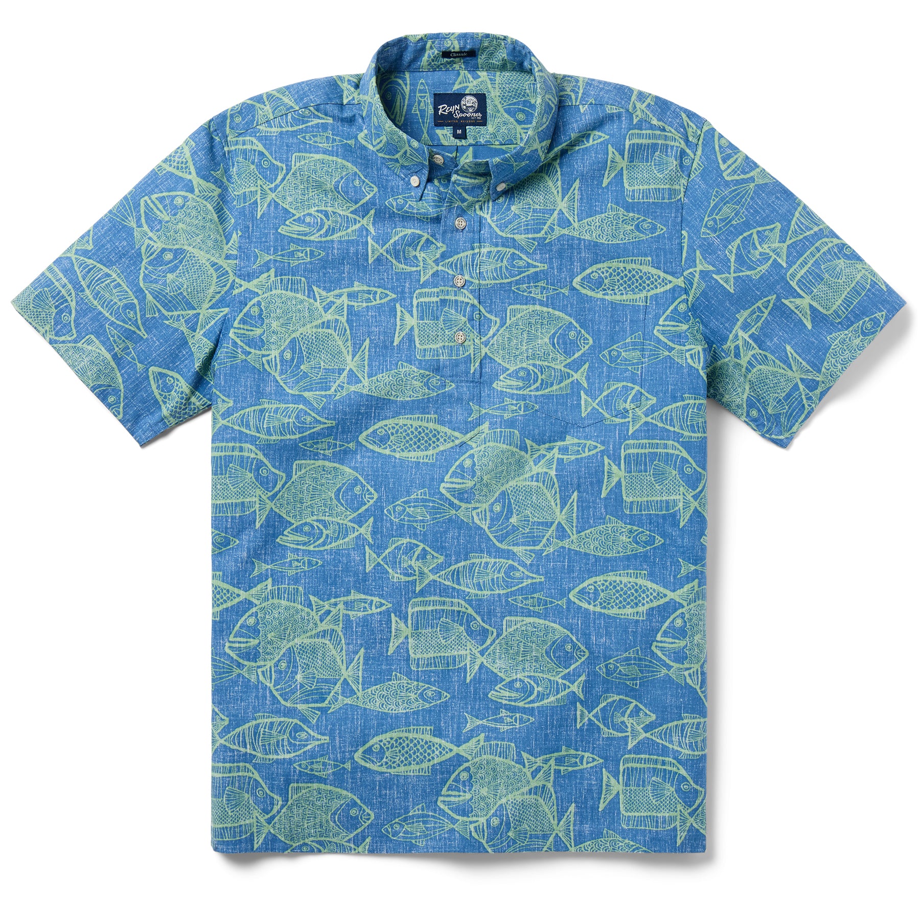 Reyn Spooner KAUHULU PULLOVER in BLUE HORIZON