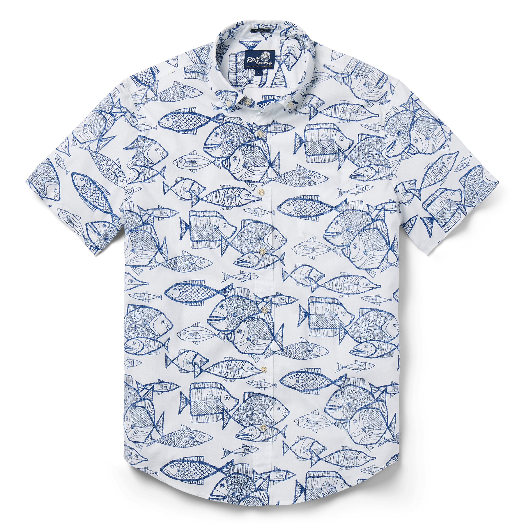 Reyn Spooner KAUHULU TAILORED in WHITE