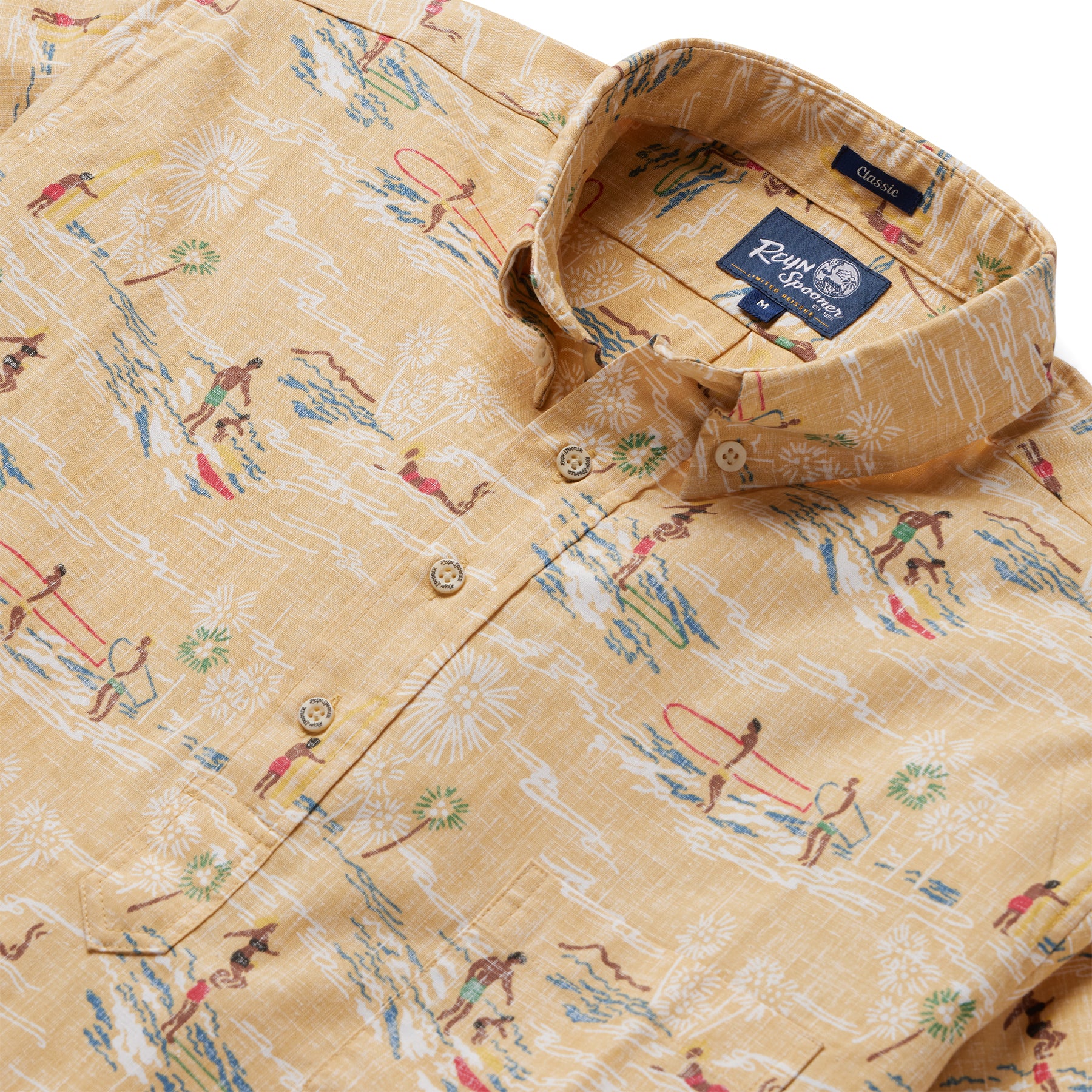 Reyn Spooner SURFER'S PARADISE PULLOVER in SUNSET