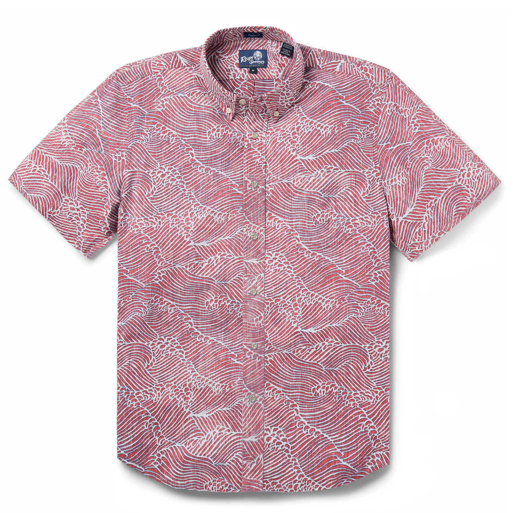 Reyn Spooner MOLOKAI CHANNEL TAILORED in RED