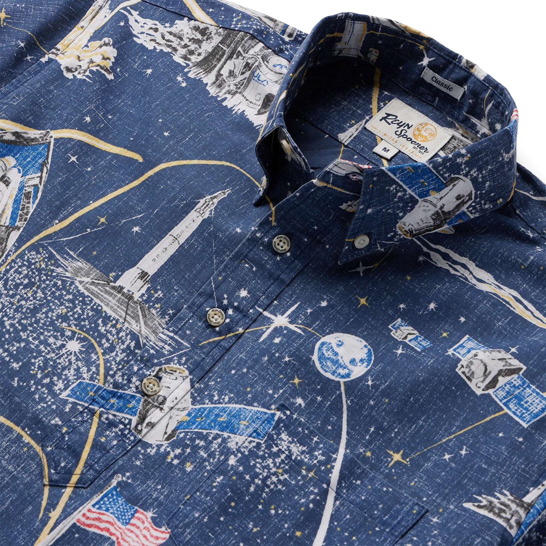 Reyn Spooner U.S. SPACE FORCE PULLOVER in DEEP NAVY