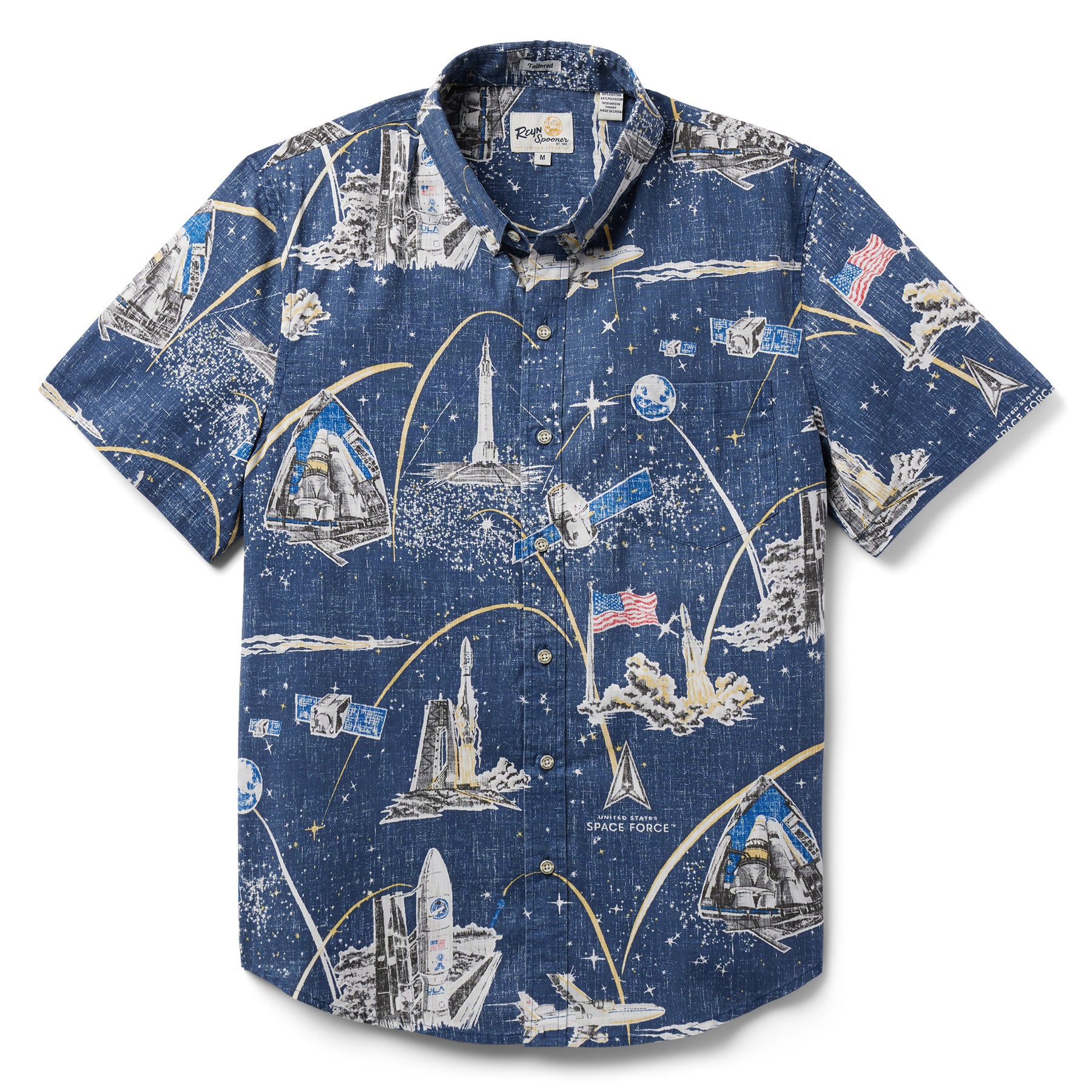 Reyn Spooner U.S. SPACE FORCE TAILORED in DEEP NAVY