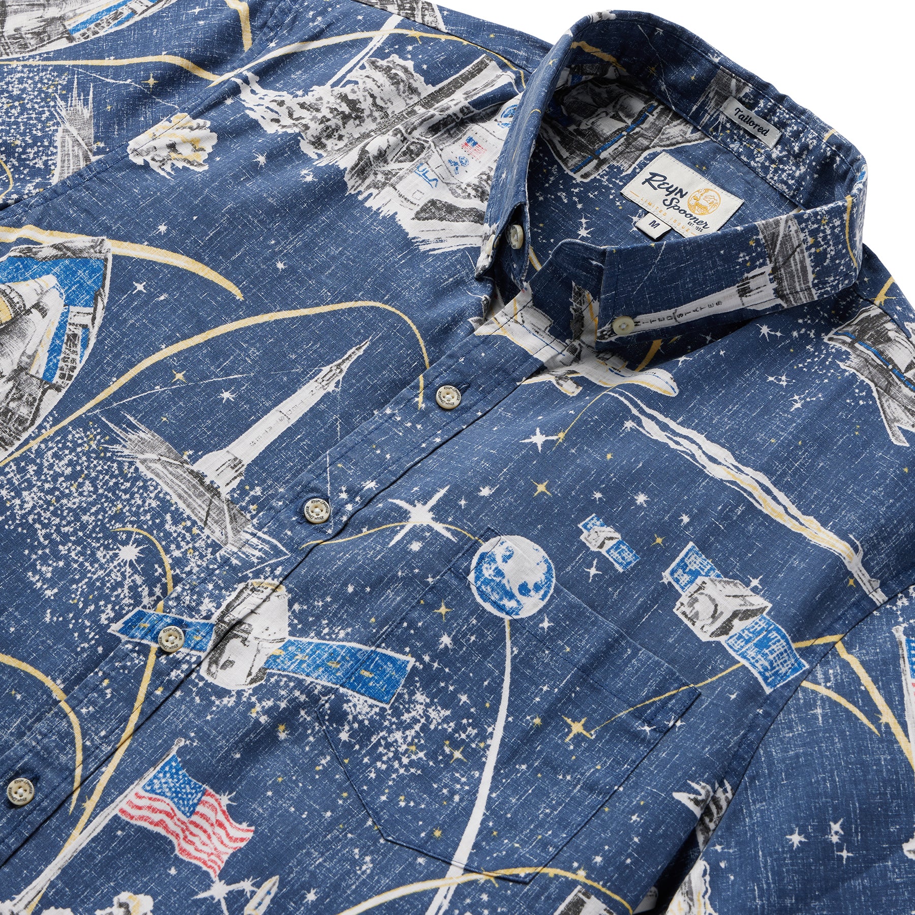 Reyn Spooner U.S. SPACE FORCE TAILORED in DEEP NAVY
