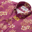 Reyn Spooner ARIZONA STATE UNIVERSITY KEKAI PERFORMANCE BUTTON FRONT in MAROON