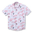 Reyn Spooner THE OHIO STATE UNIVERSITY KEKAI PERFORMANCE BUTTON FRONT in WHITE
