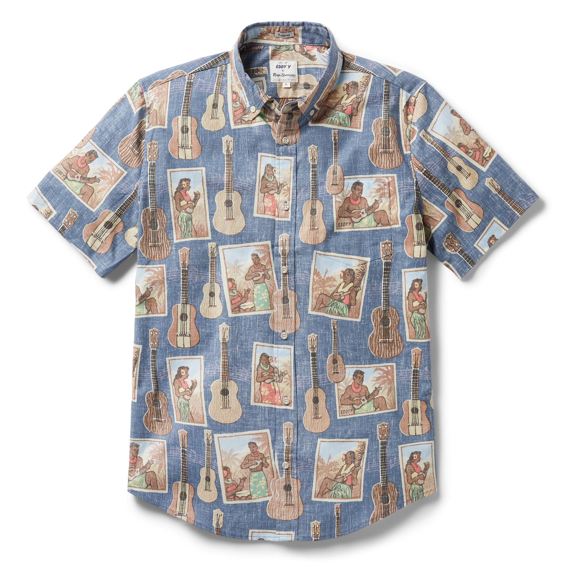 Reyn Spooner STRUMMER'S PARADISE TAILORED in BLUE