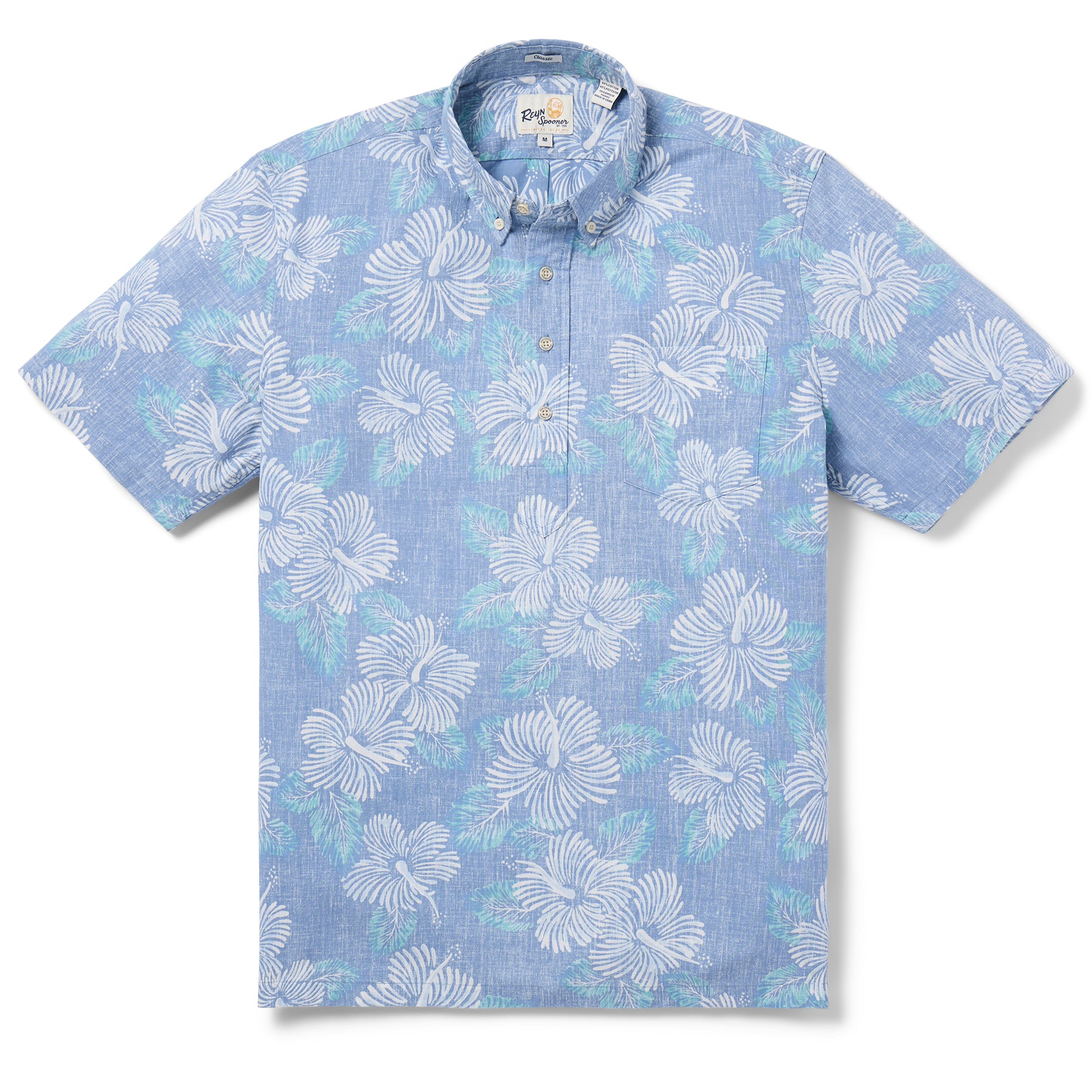 Reyn Spooner HIBISCUS BLOOMS PULLOVER in ALLURE