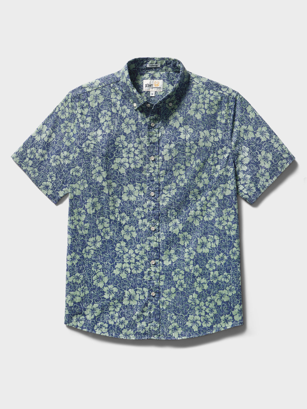 Reyn Spooner BISCUS BOUNTY TAILORED in BLUE