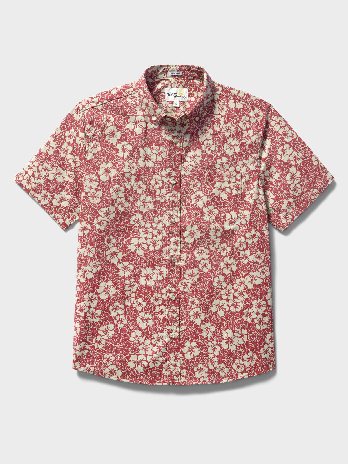 Reyn Spooner BISCUS BOUNTY TAILORED in EARTH RED